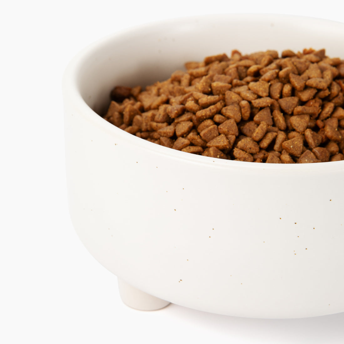 Waggo Uplift ceramic dog bowls in restrained, colorful finishes